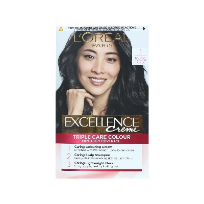 Picture of Loreal Hair Colour Excellence - 1 Natural Darkest Black