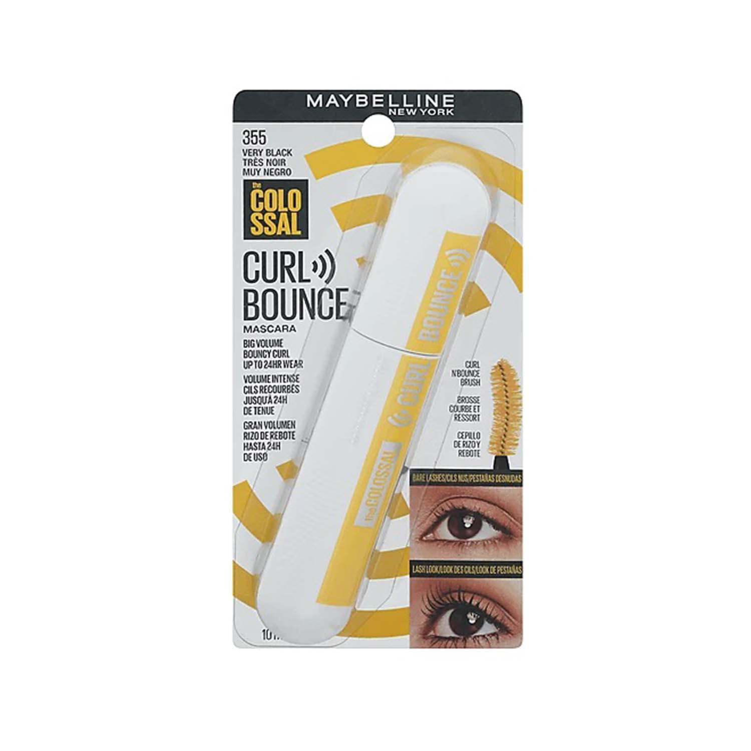 Picture of Maybelline The Colossal Curl Bounce Washable Mascara - 355 Very Black