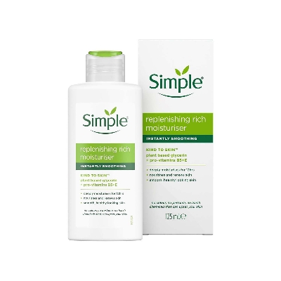 Picture of Simple Kind To Skin Replenishing Rich Moisturiser 125 ml