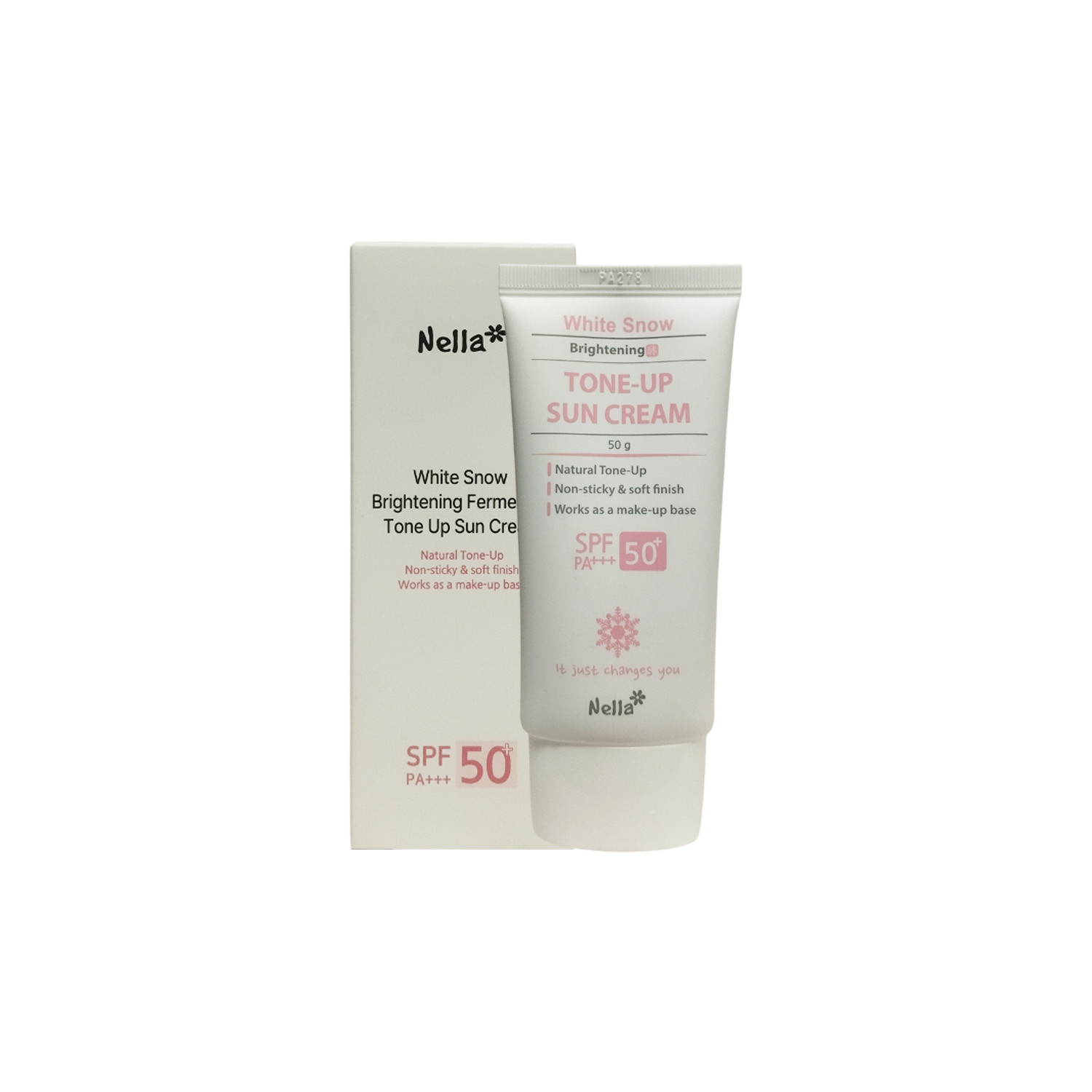 Picture of Nella White Snow Brightening Fermented Tone UP Sun Cream SPF50+ PA+++ 50g