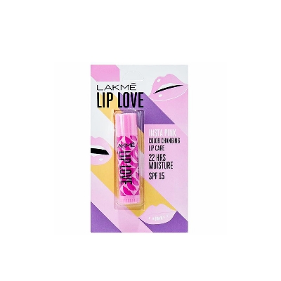 Picture of Lakme Lip Love Chapstick Insta Pink Lip Balm 4.5 gm