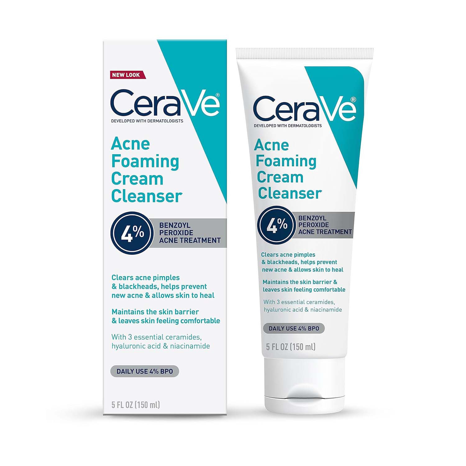 Picture of Cerave 4% Acne Foaming Cream Cleanser 150ml