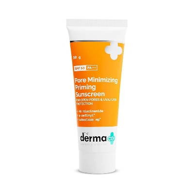 Picture of The Derma Co Pore Minimizing Priming Sunscreen SPF 50 PA+++ 50g