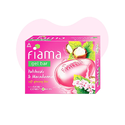 Picture of Fiama Patchouli & Macadamia Gel Bar 125g