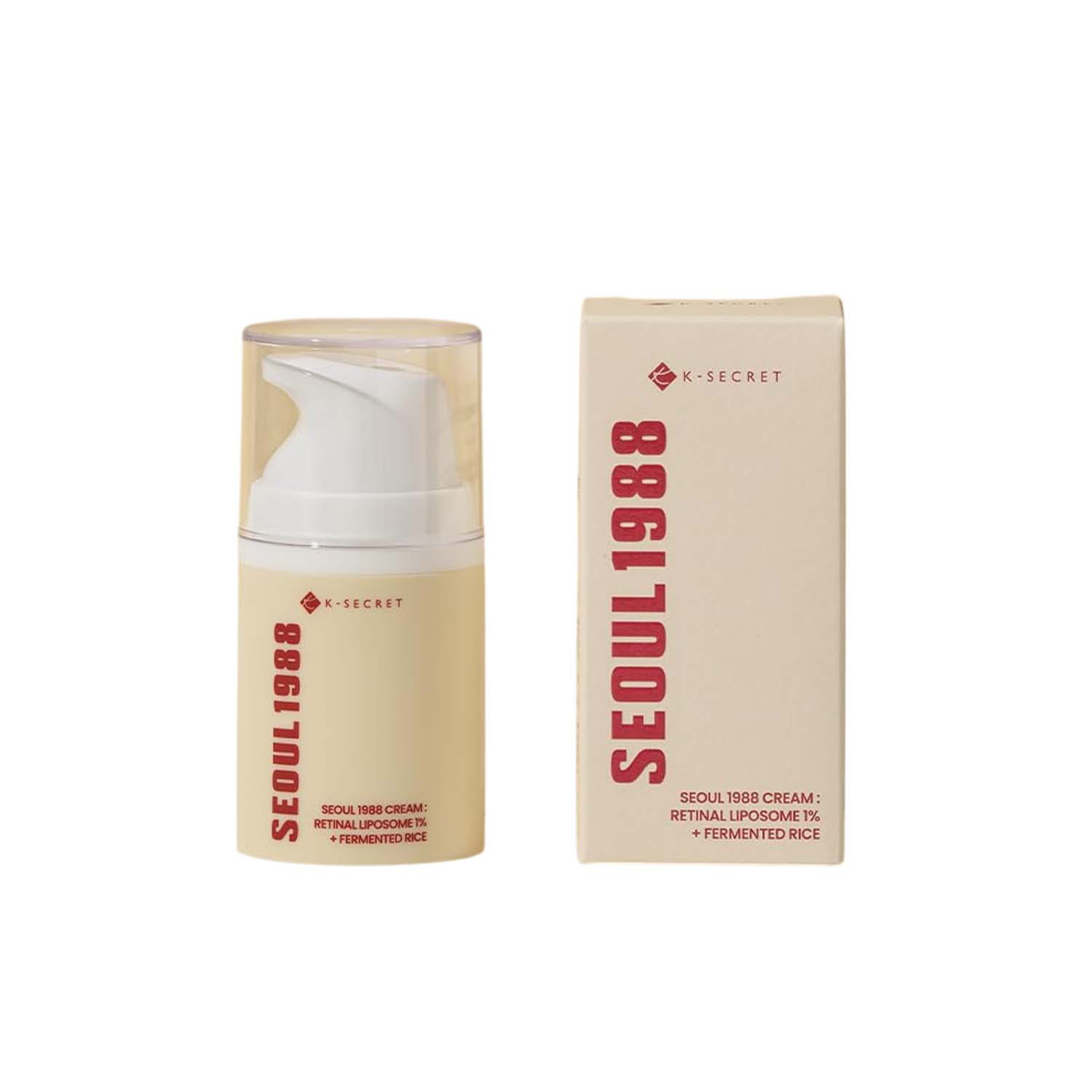 Picture of K-Secret Retinal Liposome 1% + Fermented Rice Seoul 1988 Cream 50ml