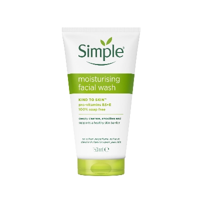 Picture of Simple Kind to Skin 100% Soap Free Moisturising Face Wash 150ml