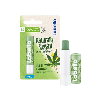 Picture of Labello Naturally Vegan Hamp Oil & Shea Butter Lip Balm 5.2ml