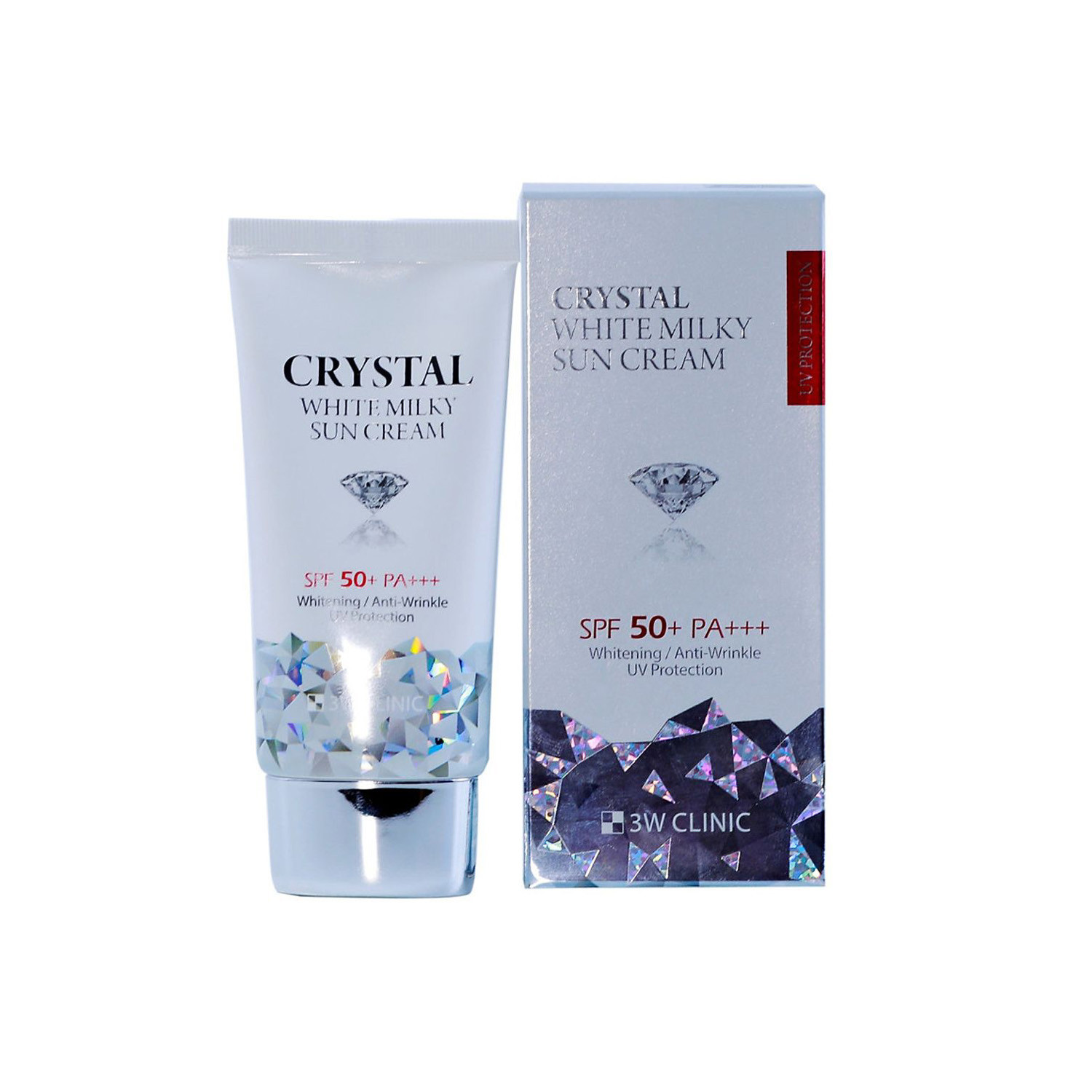 Picture of 3W Clinic Crystal White Milky Sun Cream SPF50 50ml
