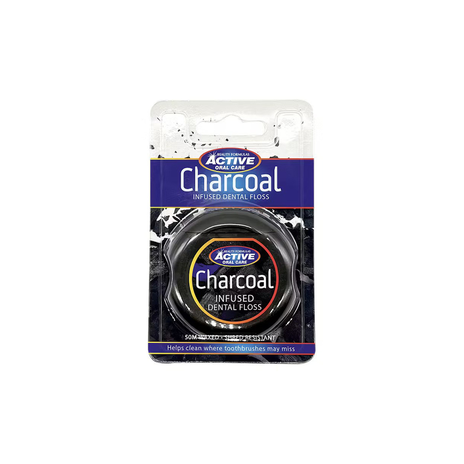 Picture of Beauty Formulas Charcoal Infused Dental Floss