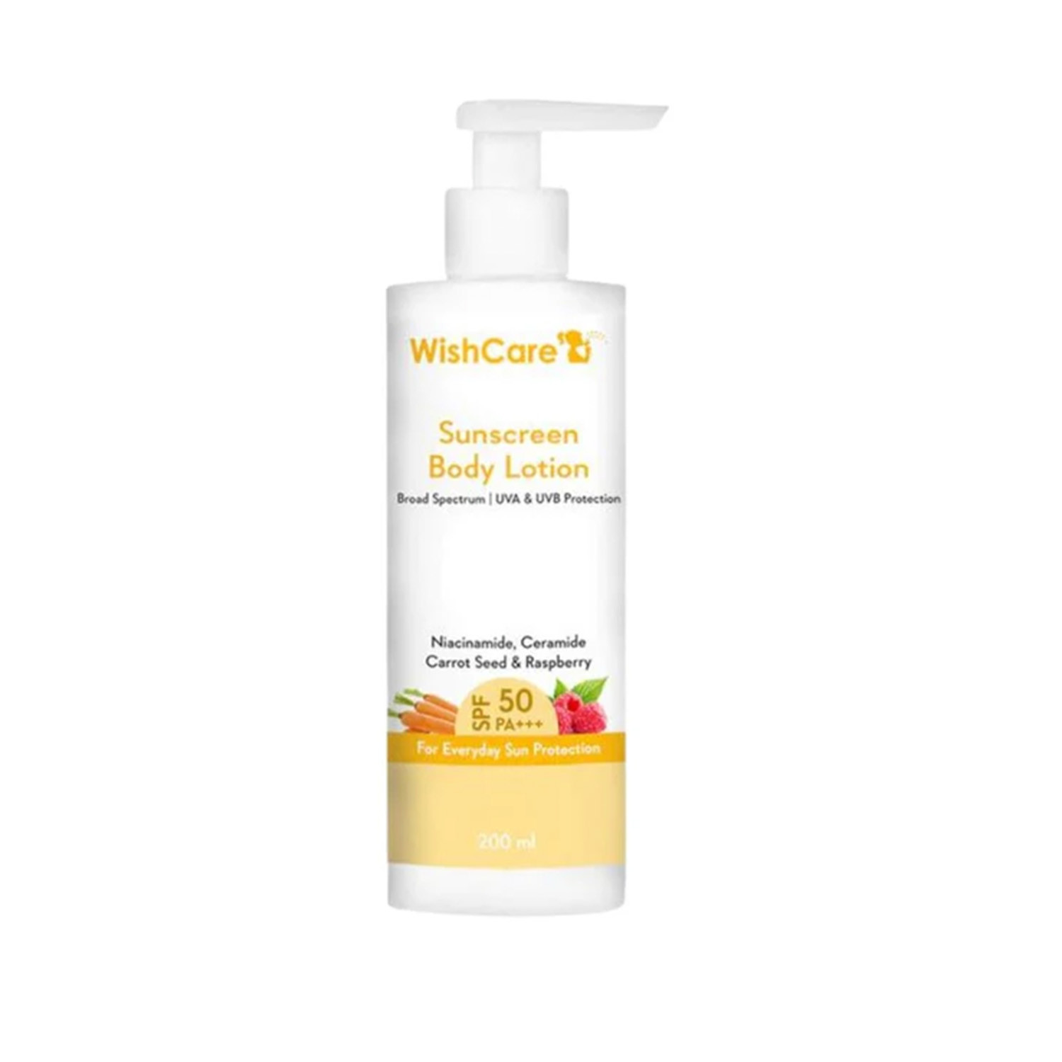 Picture of WishCare Sunscreen Body Lotion SPF50++ 200ml