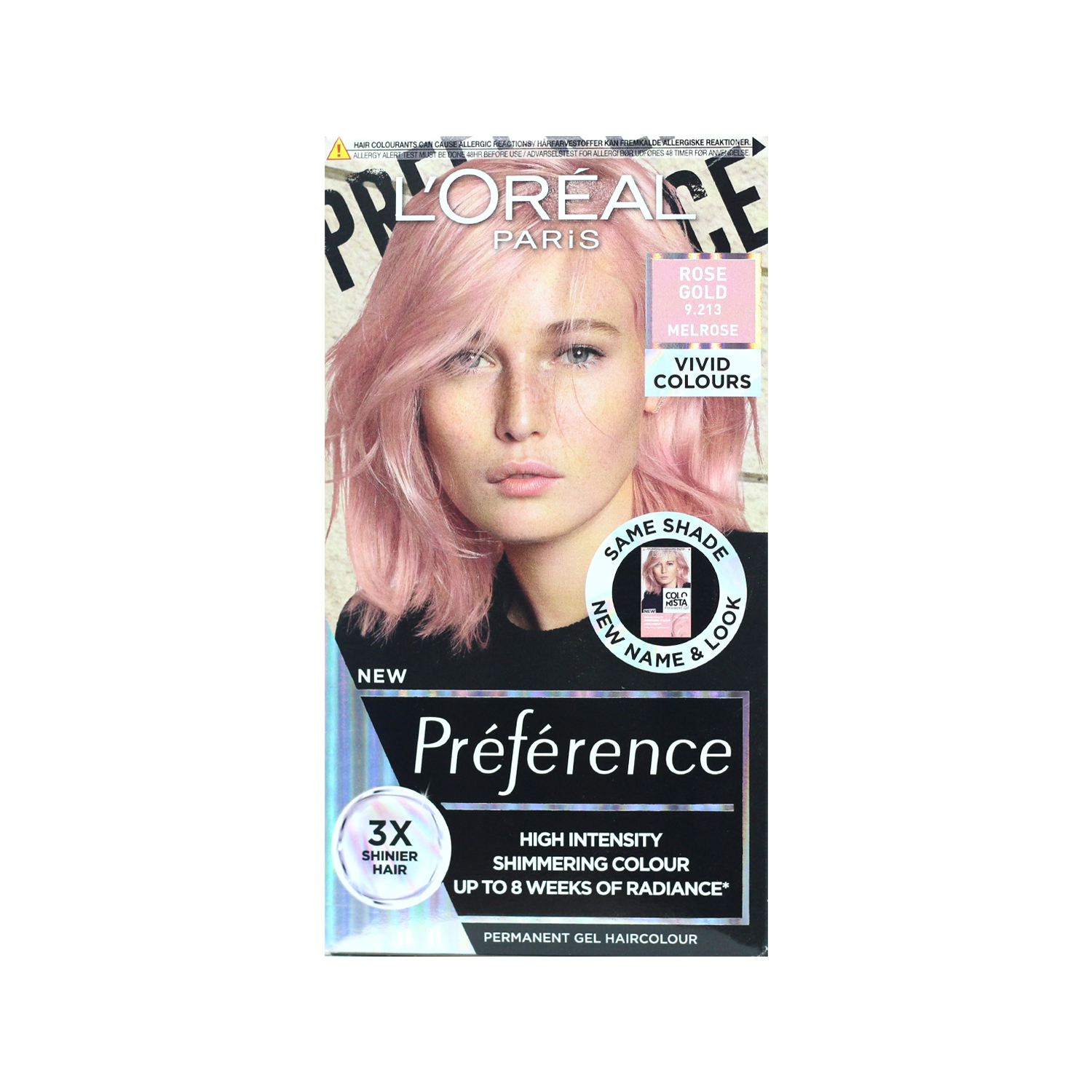 Picture of Loreal Hair Color Preference - 9.213 Rose Gold