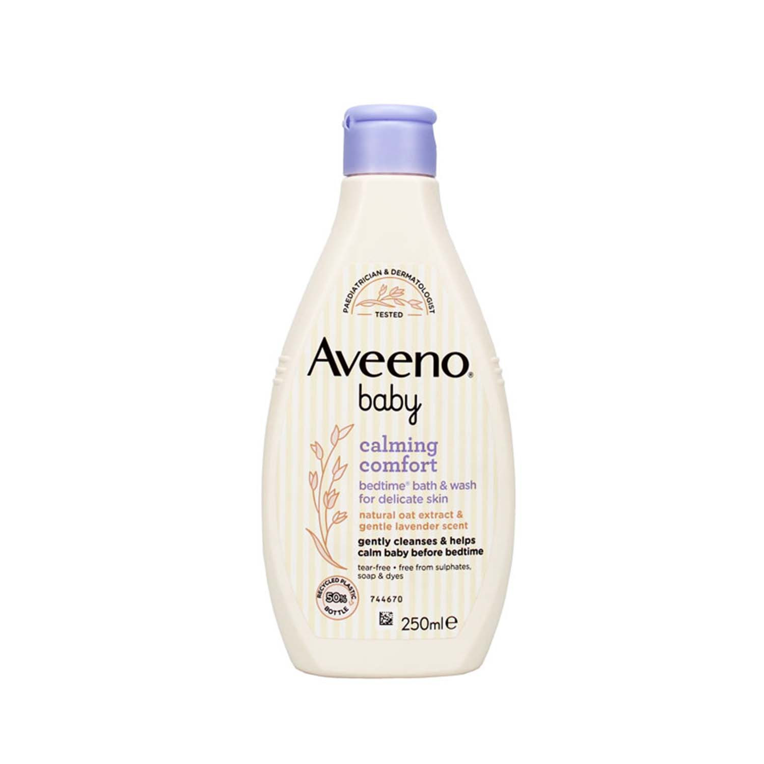 Picture of Aveeno Baby Calming Comfort Bedtime Bath Wash 250ml