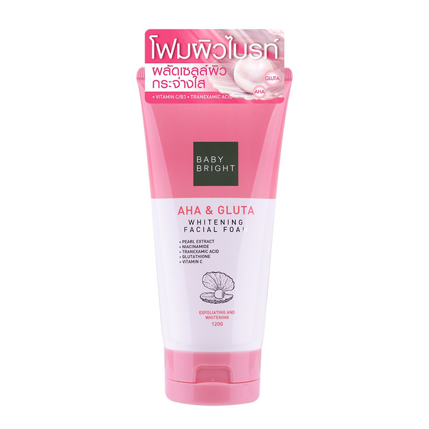 Picture of Baby Bright Aha & Gluta Whitening Facial Foam 120g