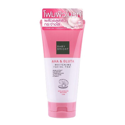 Picture of Baby Bright Aha & Gluta Whitening Facial Foam 120g