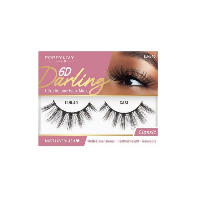 Picture of Absolute New York 6D Darling Ultra Volume Faux Mink Eye Lashes - ELHL40 Casi