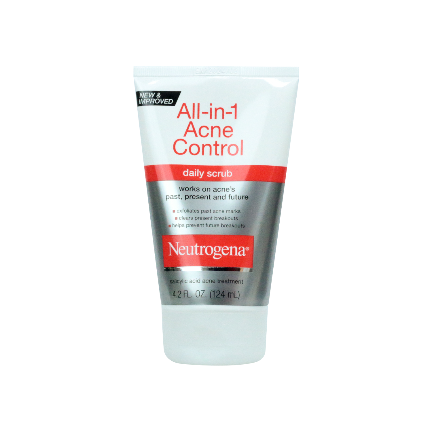 Picture of Neutrogena All-in-1 Acne Control Daily Scrub 124ml
