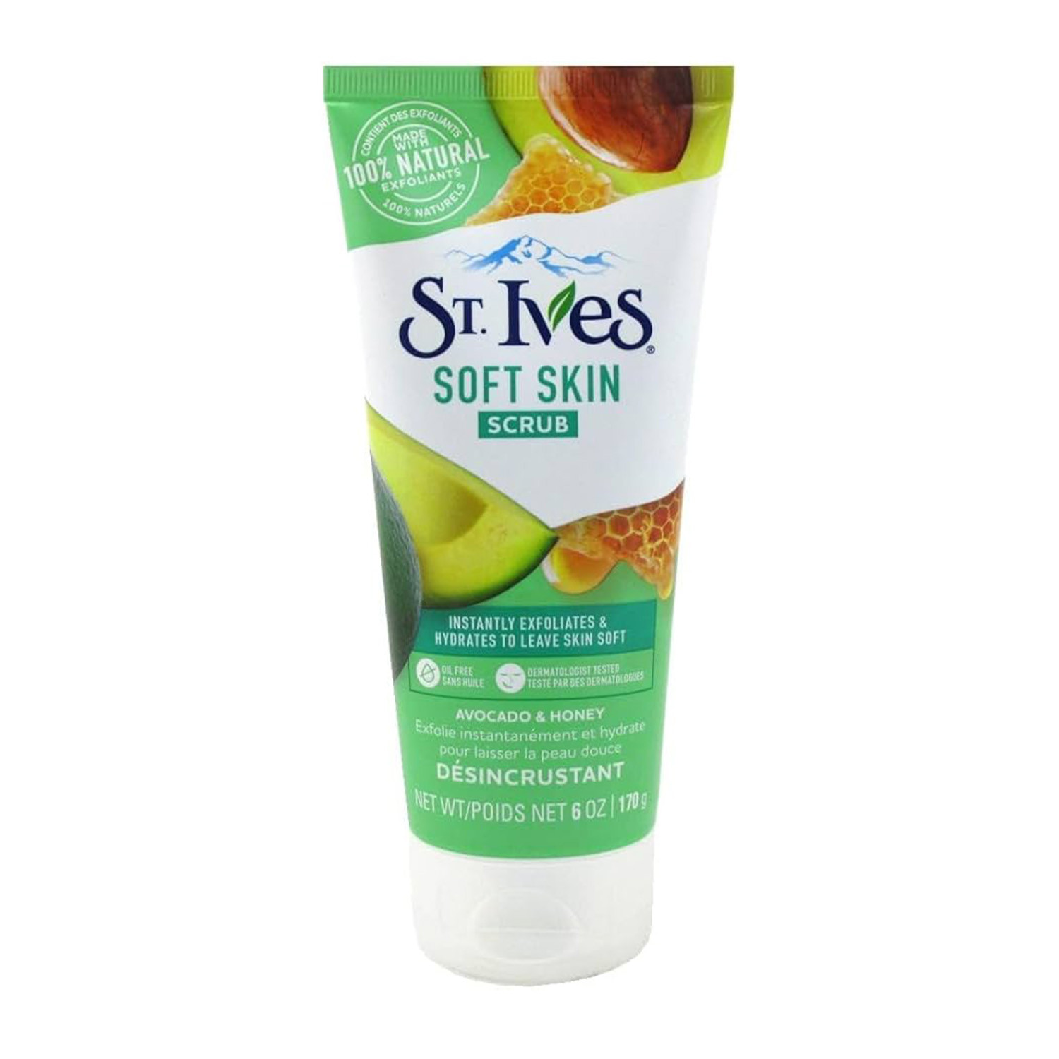 Picture of St. Ives Exfoliant Avocado & Honey Moderate Exfoliation Scrub 170g