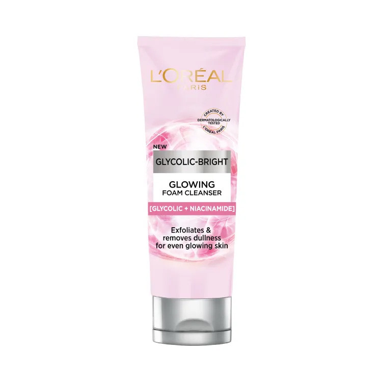 Picture of L'Oreal Glycolic Bright Glowing Foam Cleanser 100ml