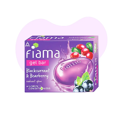 Picture of Fiama Blackcurrant & Bearberry Gel Bar 125g