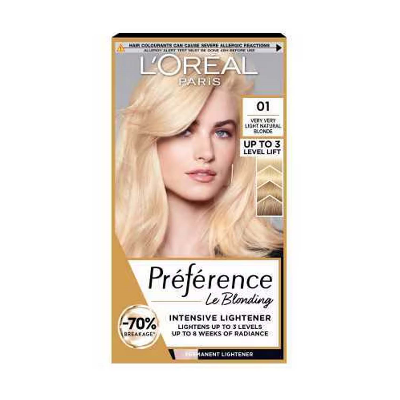 Picture of Loreal Hair Color Preference - 01 Very Very Light Natural Blonde