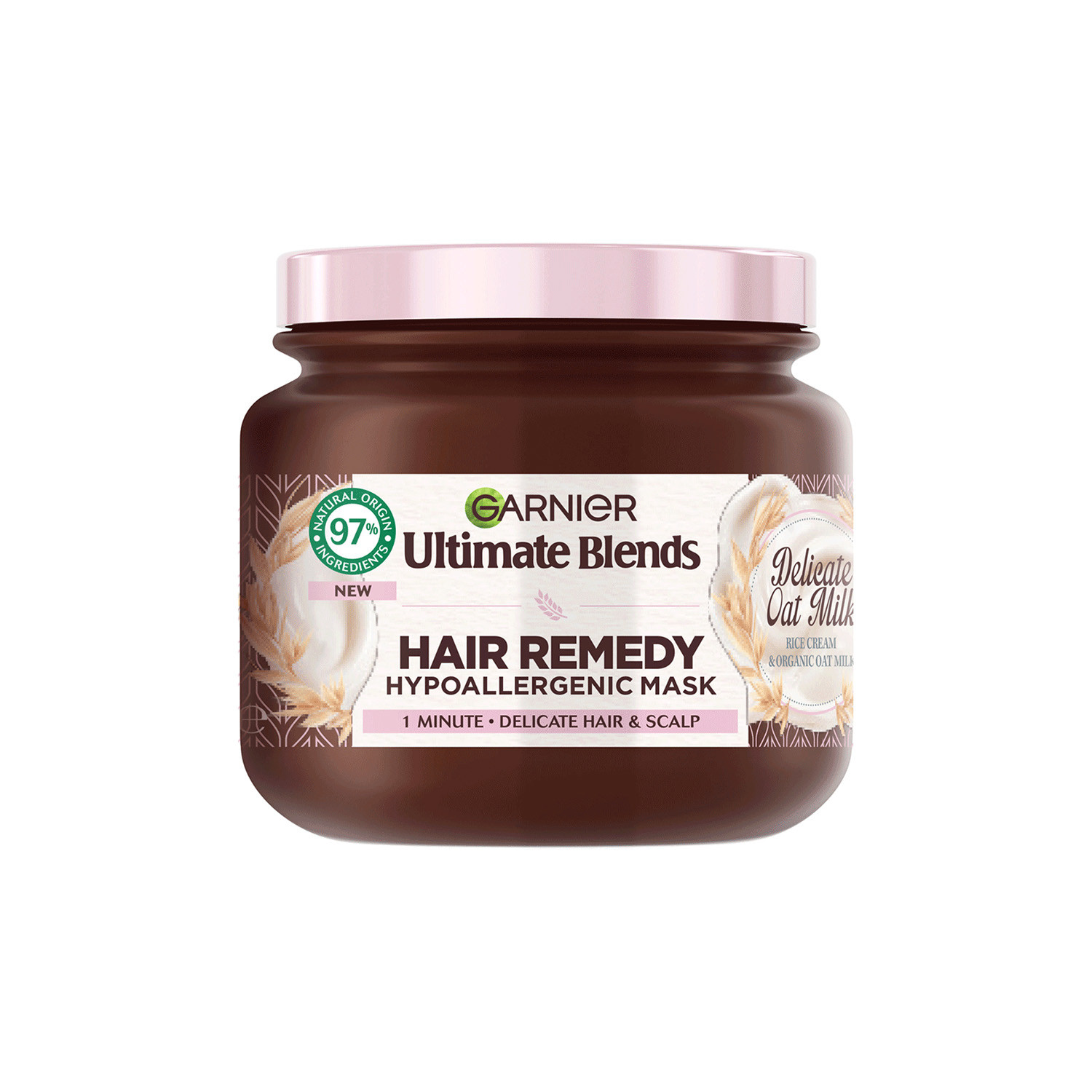Picture of Garnier Ultimate Blends Delicate Oat Milk Hair Remedy Hypoallergenic Mask 340ml