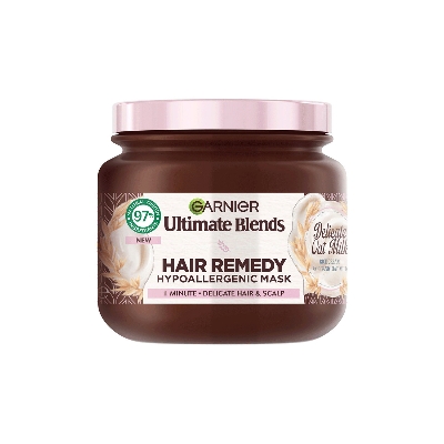 Picture of Garnier Ultimate Blends Delicate Oat Milk Hair Remedy Hypoallergenic Mask 340ml