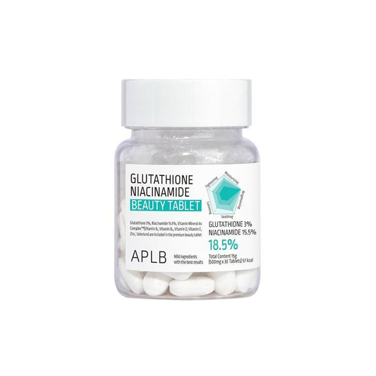 Picture of APLB Glutathione Niacinamide Beauty Tablet 30 Tablets