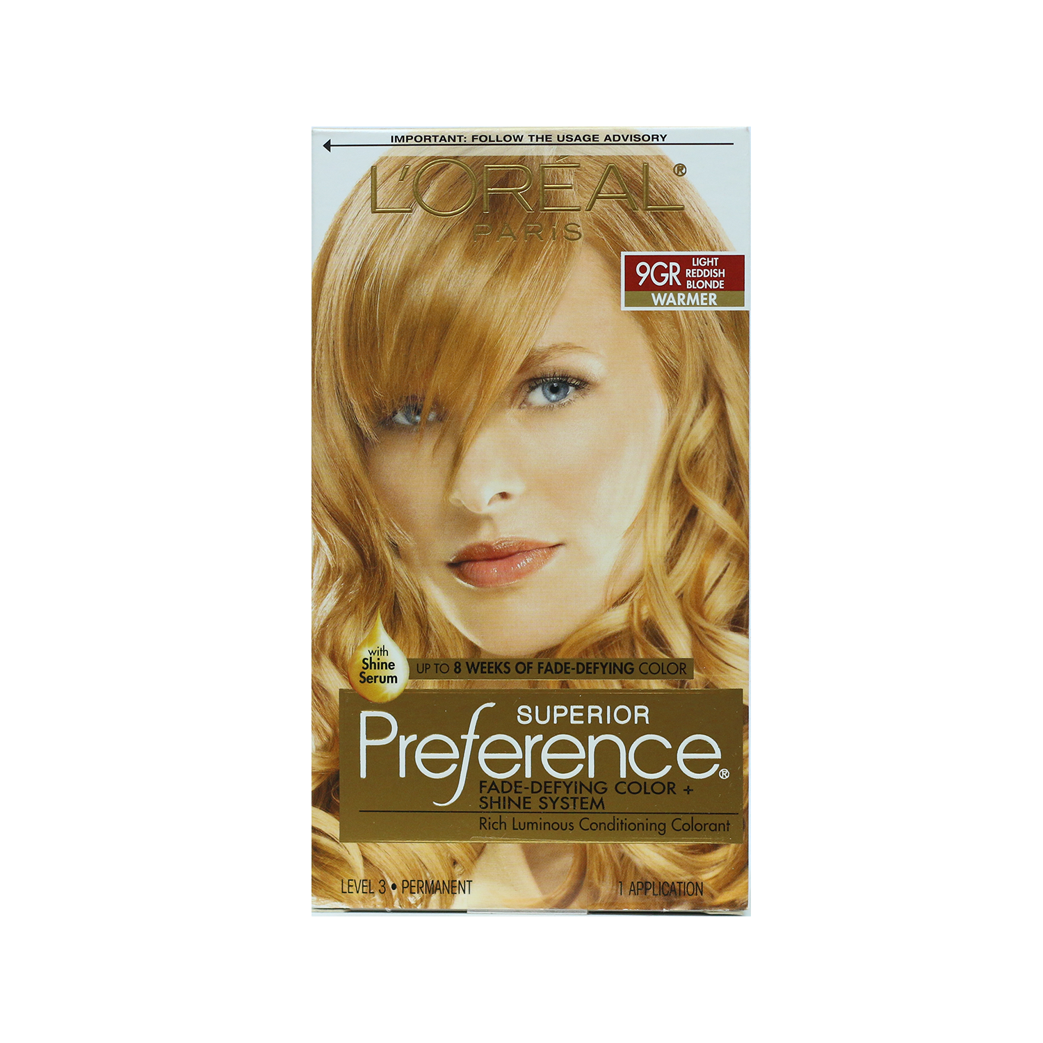 Picture of L'Oreal Paris Superior Preference Hair Color - 9 GR Light Reddish Blonde