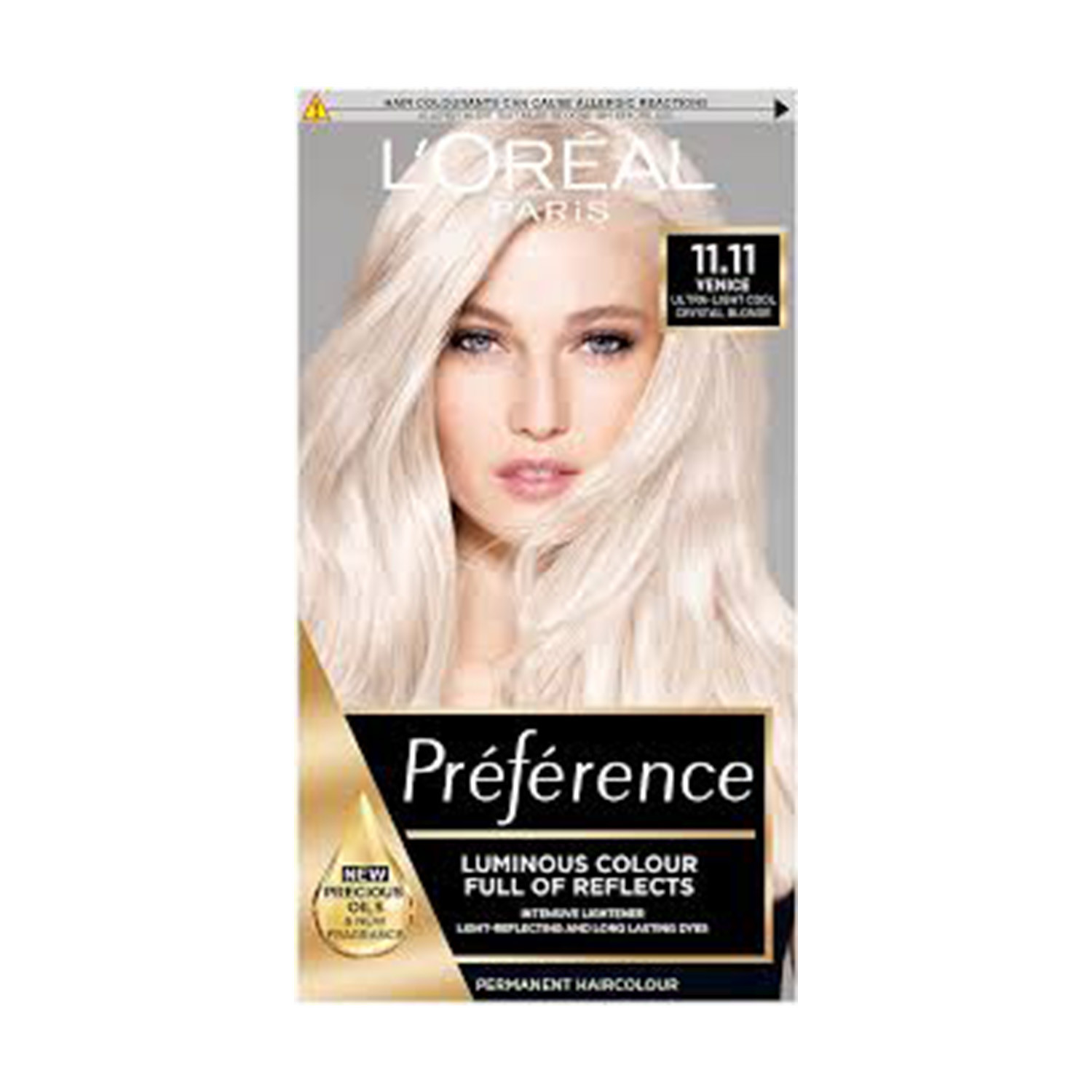 Picture of Loreal Hair Color Preference 11.11 Ultra Light Cool Crystal Blonde
