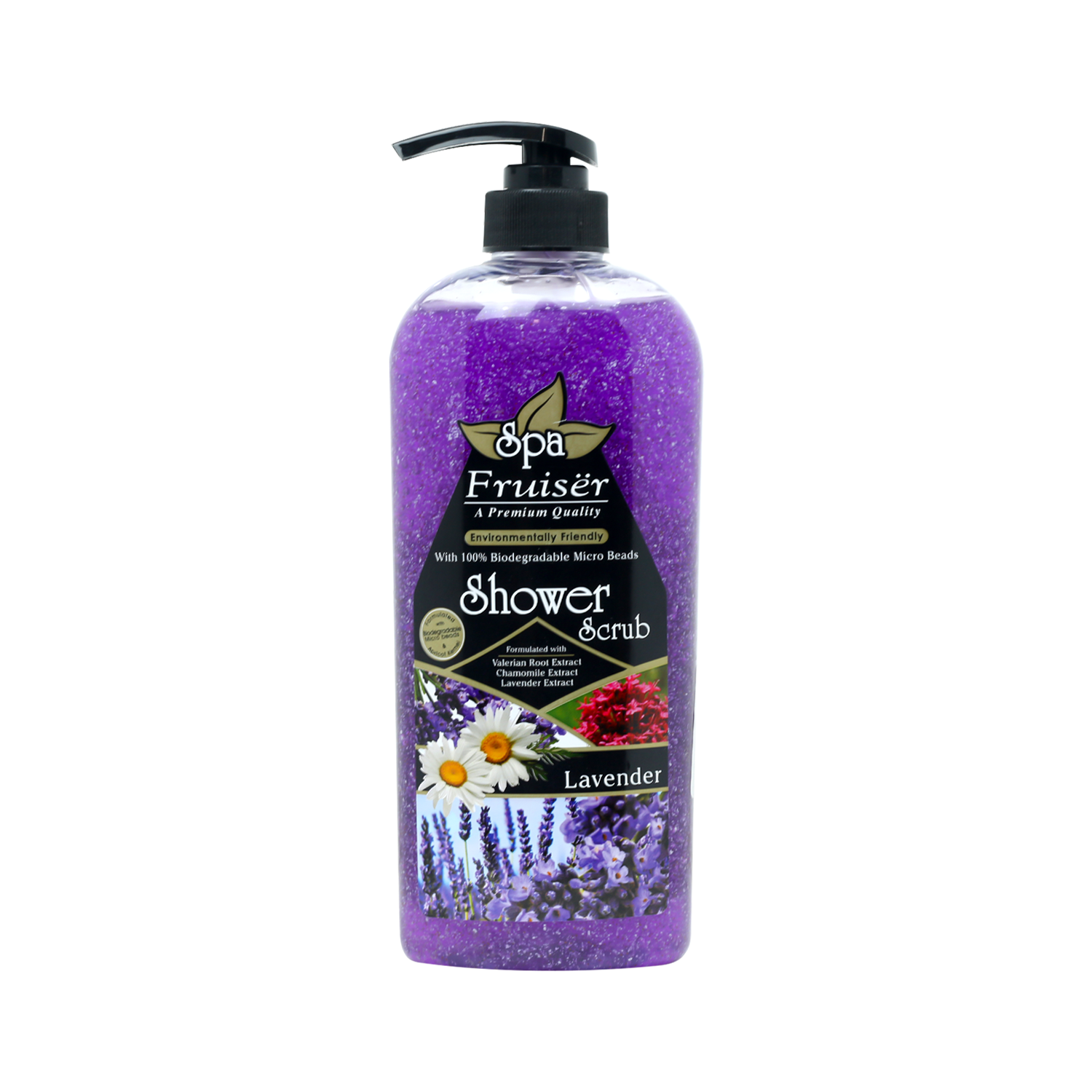 Picture of Fruiser Spa Lavender Shower Scrub 730ml