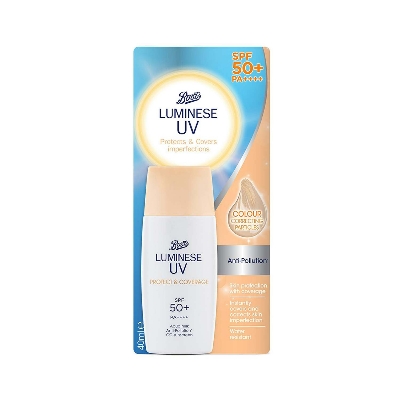 Picture of Boots Luminese UV Protect & Coverage Sunscreen 50+ 40ml