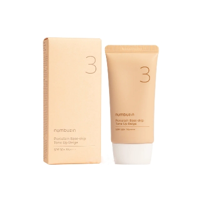 Picture of Numbuzin 3 Porcelain Base Skip Tone Up Beige Cream SPF 50+ PA++ 50ml