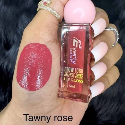Picture of Everly Beauties Glow Lock Intense Shine Lip Gloss - Tawny Rose