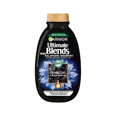 Picture of Garnier Ultimate Blends Charcoal & Black Seed Oil Balancing Shampoo 300ml