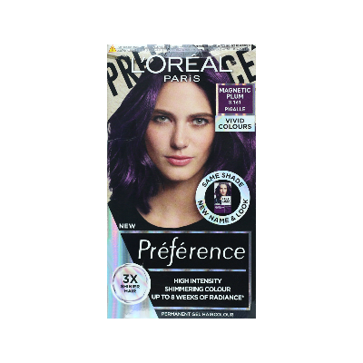 Picture of L'Oreal Perference Les Vivids High Intensity Shimmering Colour - 3.161 Magnetic Plum