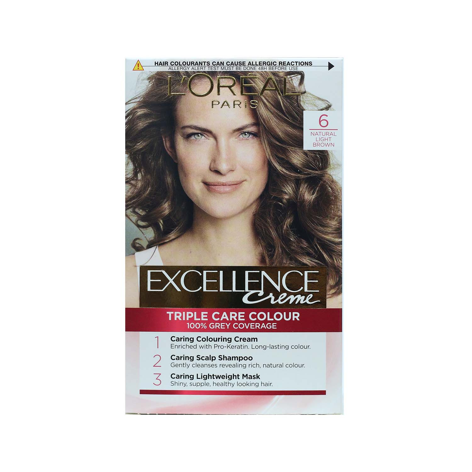 Picture of L'Oreal Excellence Creme Triple Care Colour - 6 Natural Light Brown