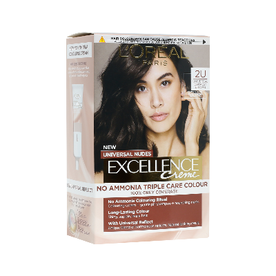 Picture of L'Oreal Excellence No Ammonia Triple Care Colour - 2U Universal Darkest Brown