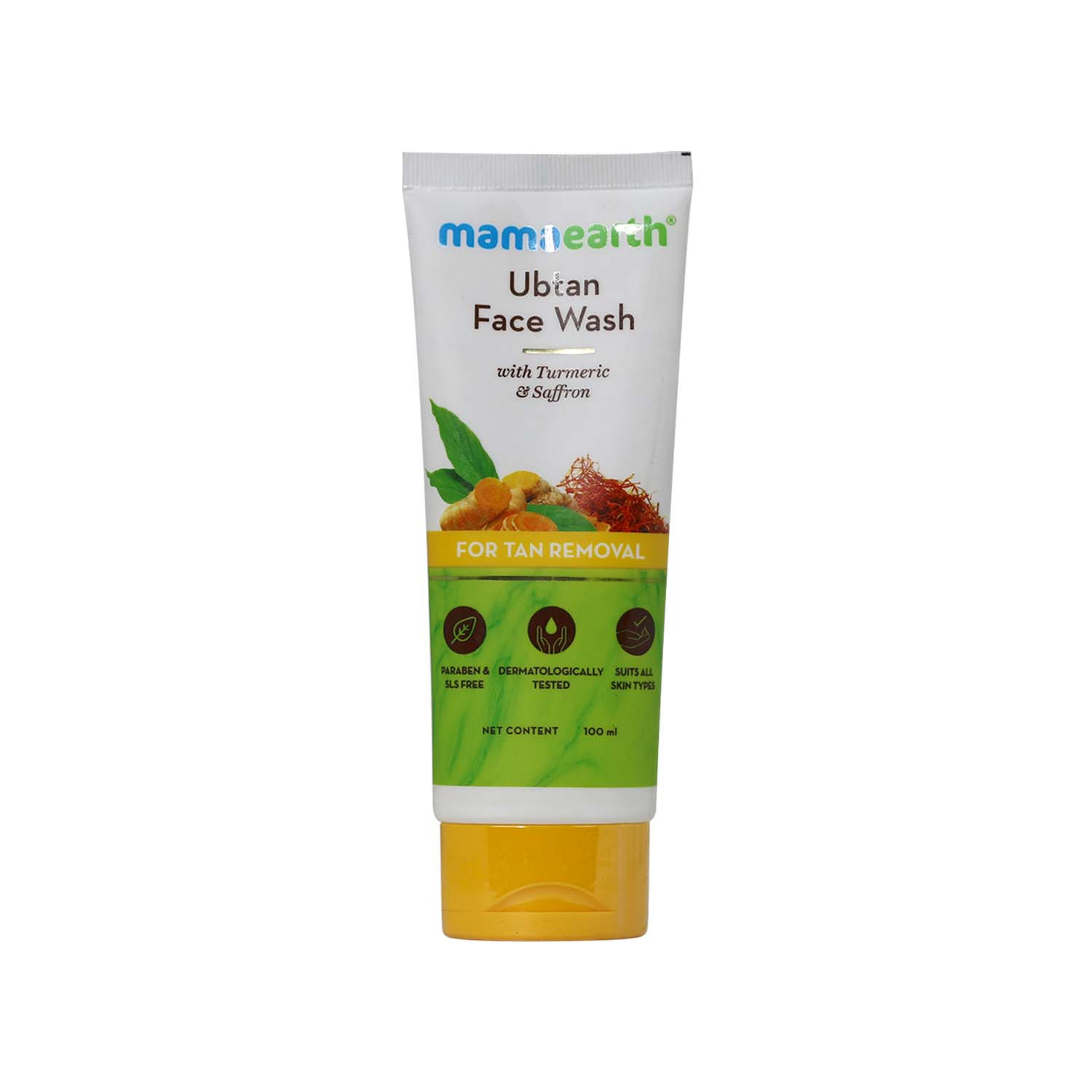 Picture of Mama Earth Ubtan Face Wash For Tan Removal 100ml