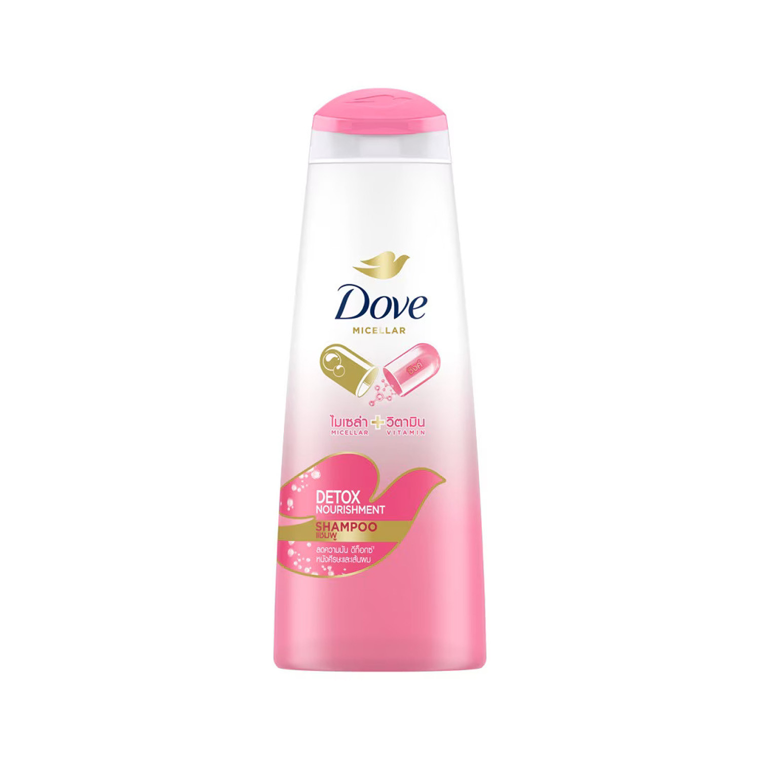 Picture of Dove Micellar + Vitamin Detox Nourishment Shampoo 330ml