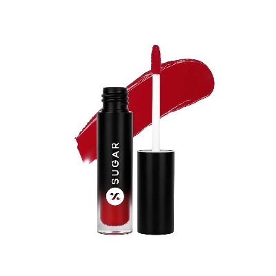 Picture of Sugar Cosmetics Mousse Muse Lip Cream - 06 Harmony In Red