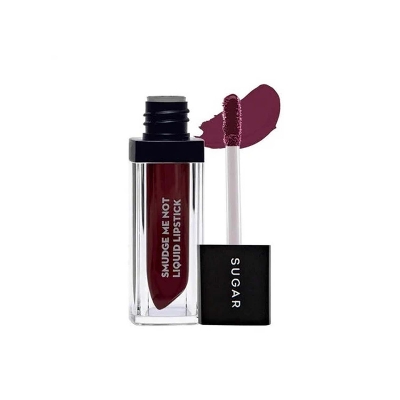 Picture of Sugar Cosmetics New Smudge Me Not Liquid Lipstick - 17 Fiery Berry