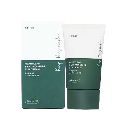 Picture of Anua Heartleaf Silky Moisture Sun Cream SPF 50+ PA++ 50ml