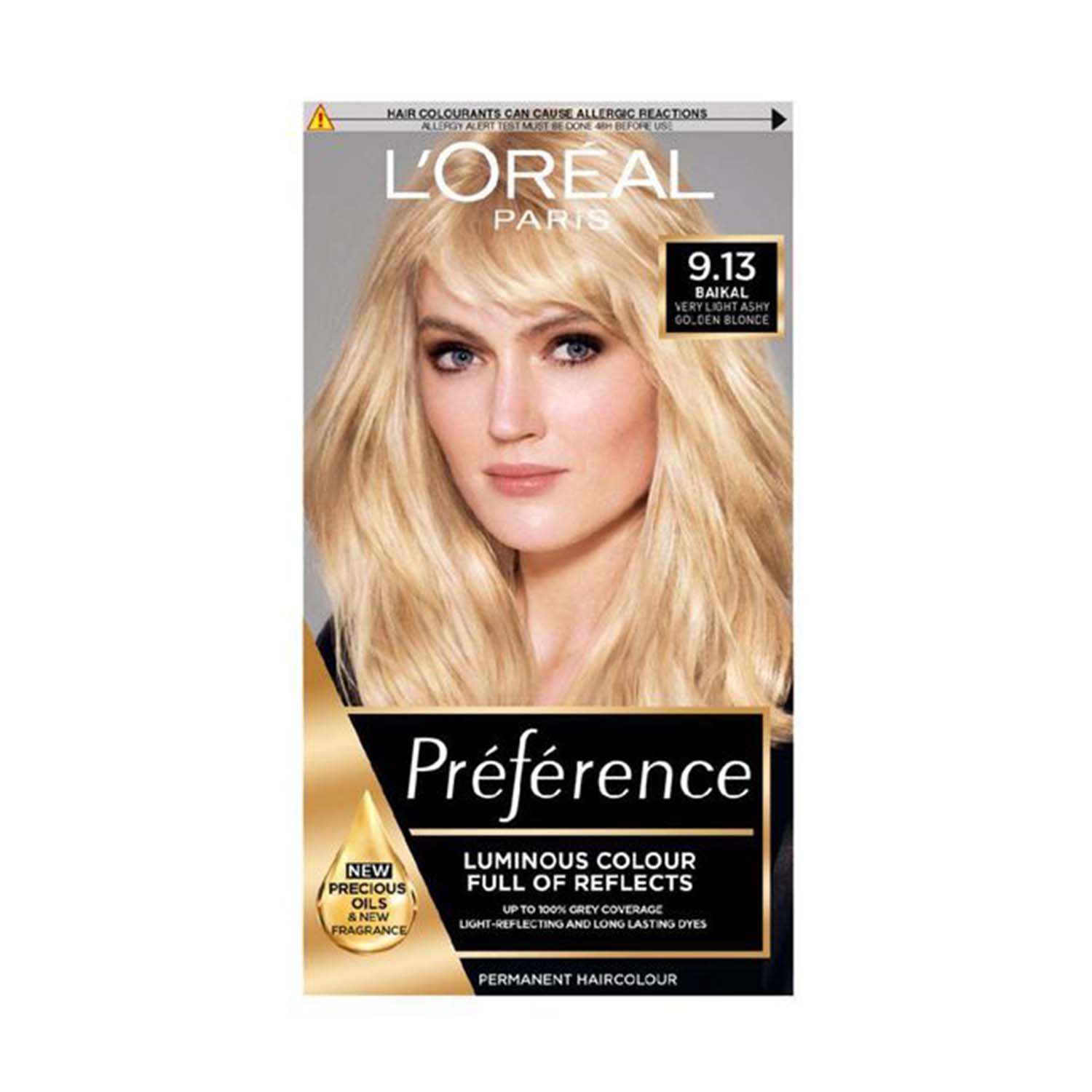 Picture of Loreal Hair Color Preference - 9.13 Baikal Very Light ASH Golden Blonde