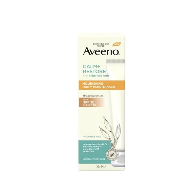Picture of Aveeno Calm + Restore Nourishing Daily Moisturiser with SPF 30 50ml