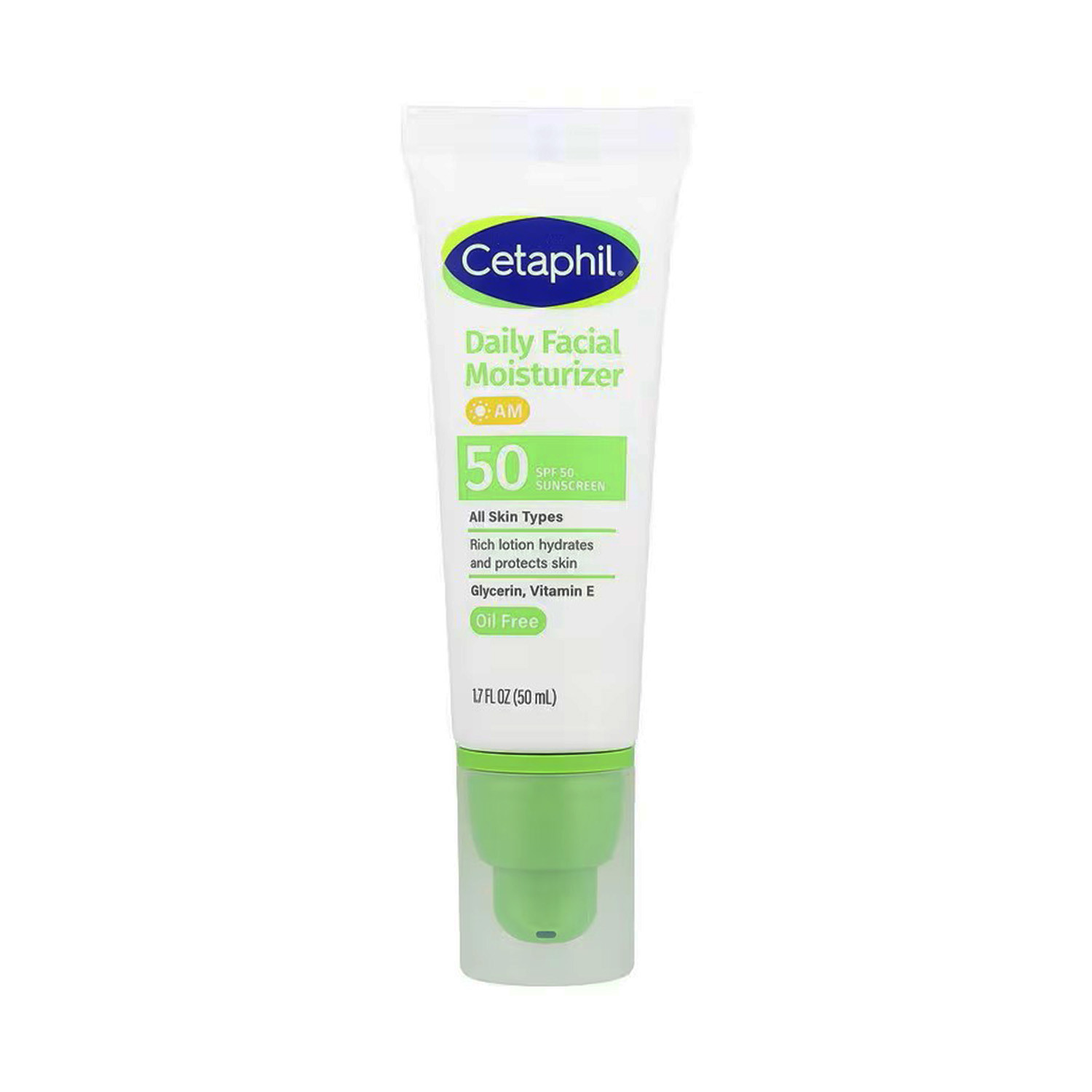 Picture of Cetaphil Daily Facial Moisturizer Sunscreen SPF 50+ 50ml