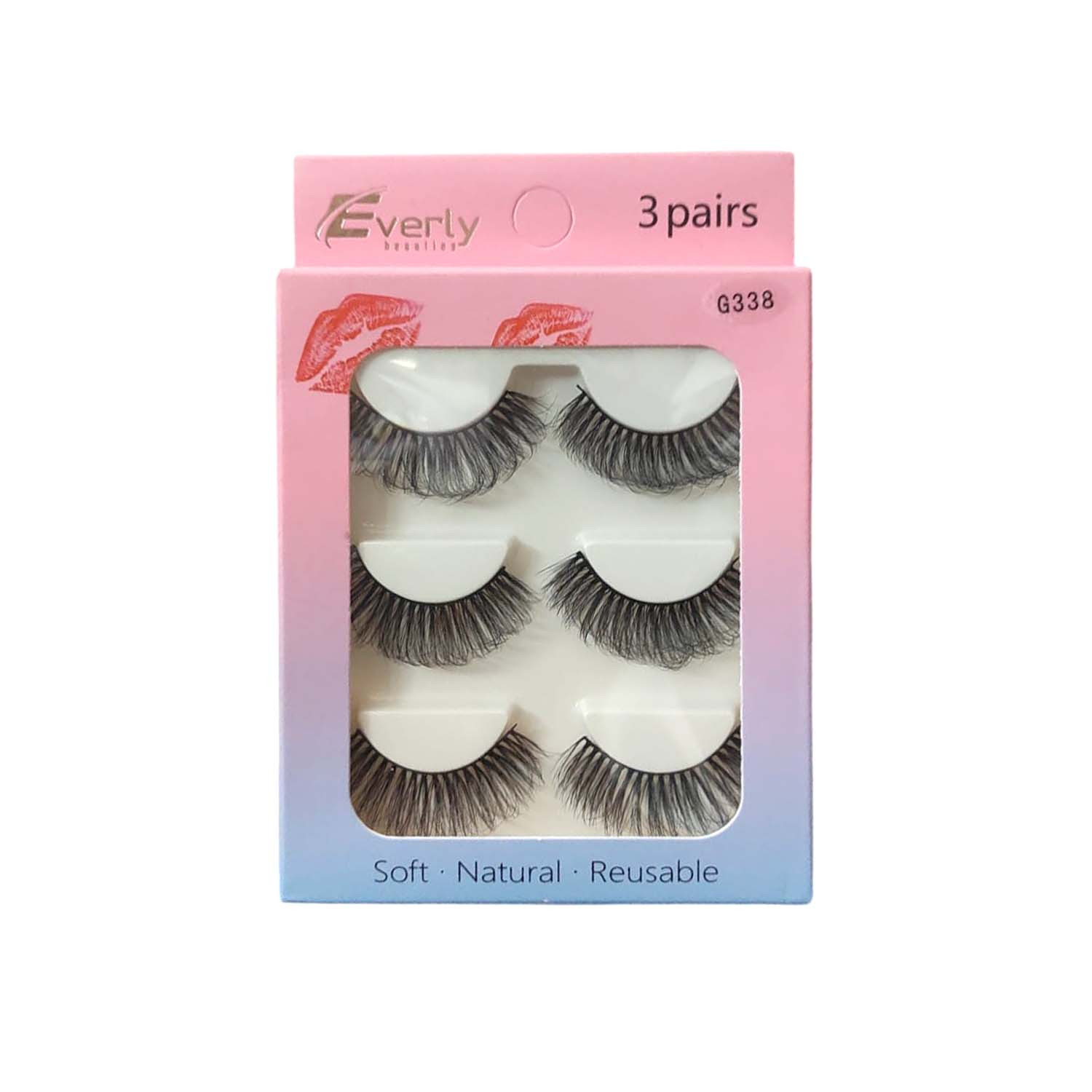 Picture of Everly Beauties 3Pair Series False Eyelash - G338
