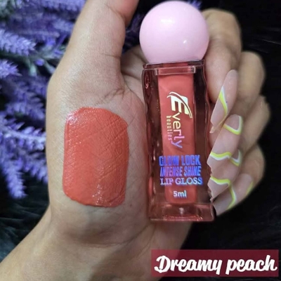 Picture of Everly Beauties Glow Lock Intense Shine Lip Gloss - Dreamy Peach