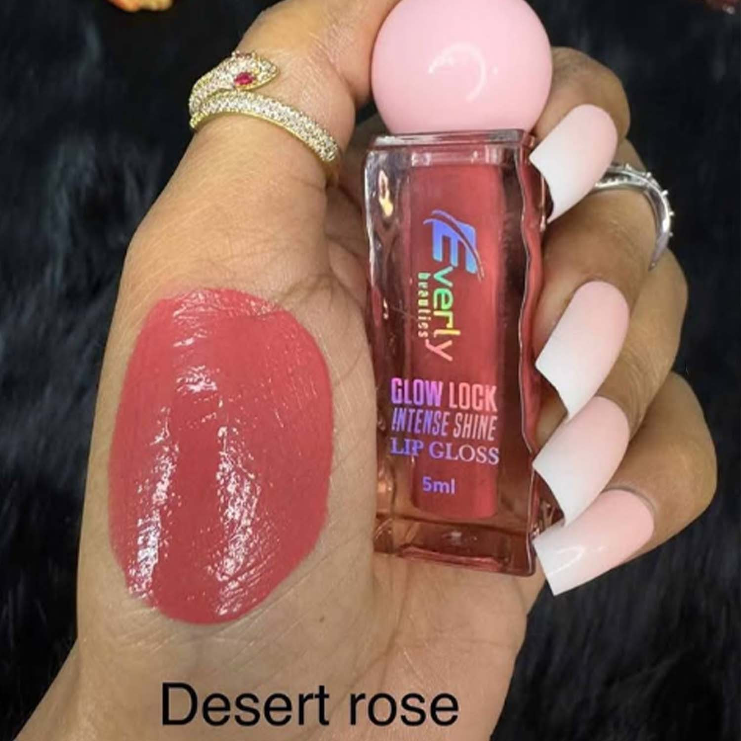 Picture of Everly Beauties Glow Lock Intense Shine Lip Gloss - Desert Rose