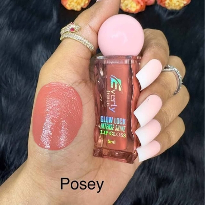 Picture of Everly Beauties Glow Lock Intense Shine Lip Gloss - Posey