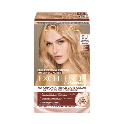 Picture of L'Oreal Excellence No Ammonia Triple Care Colour - 9U Universal Very Light Blonde